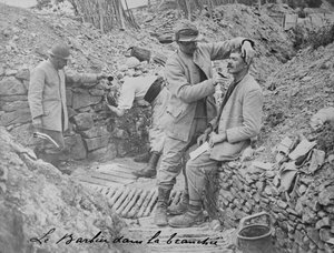 Barbero de trinchera francés, 1915-18 de Unbekannt Unbekannt